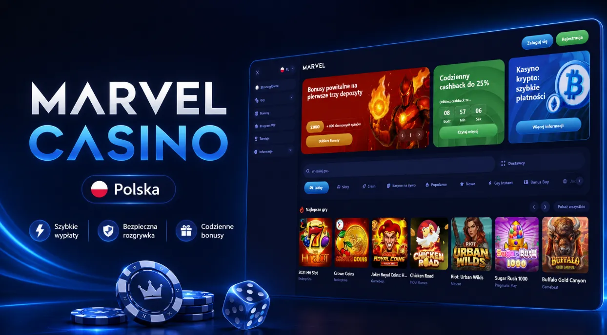 Marvel Casino Online: Recenzja dla Polskich Graczy 2026