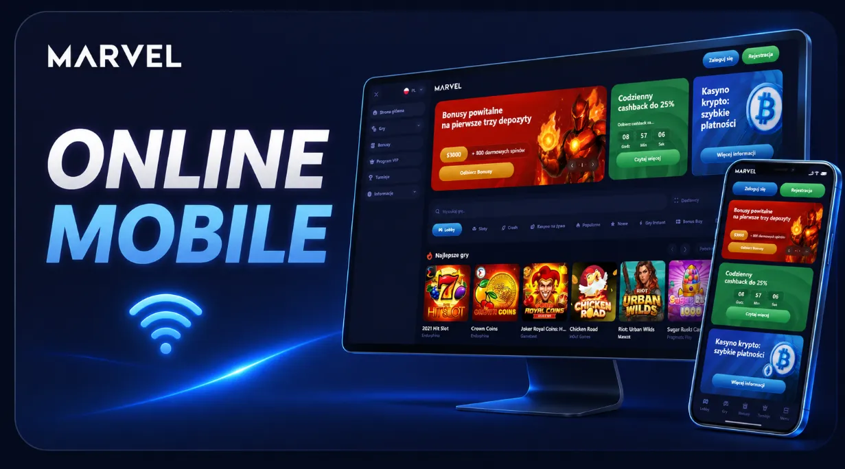 Wersja mobilna Marvel Casino